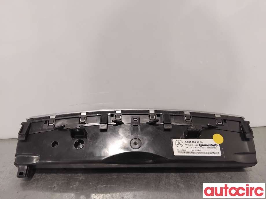 Varmeapparat betjening til Mercedes C-Klasse 2014-2018 (Fase 1) (W205) (W205) (MERCEDES|A2059058913|A2C93753700|A2059054315)