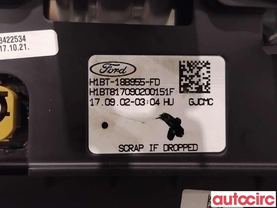 Instrument kjørecomputer til Ford Fiesta 2017-->> (Type VII) (FORD|2802754||H1BT-18B955-FD)