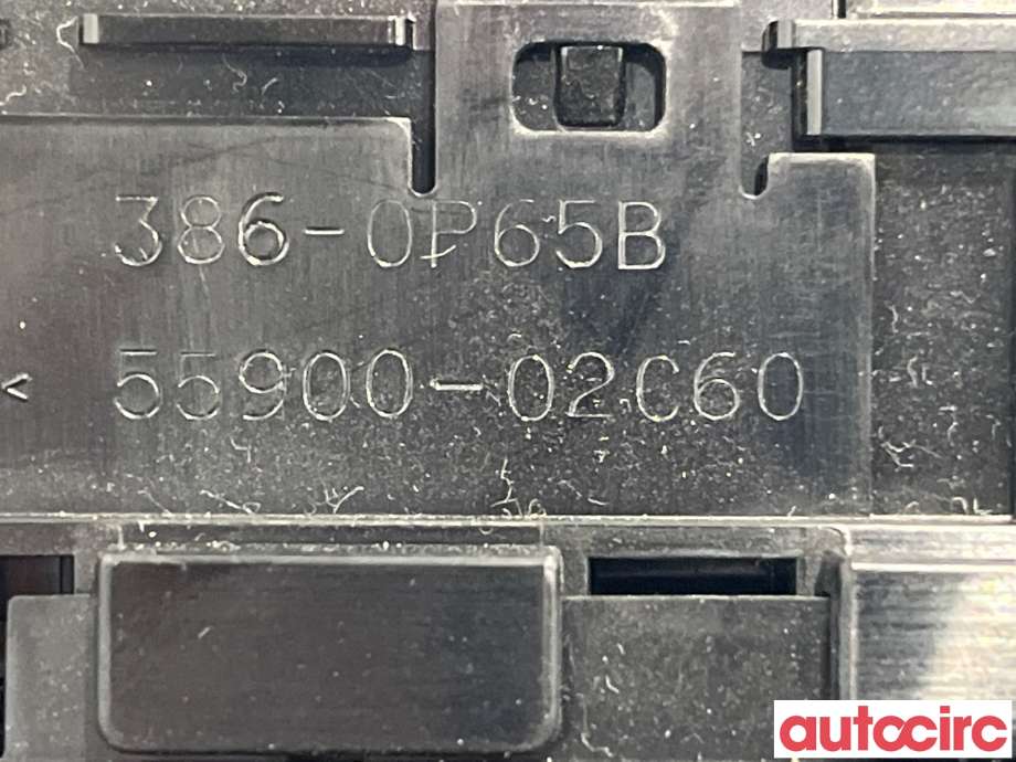 Varmeapparat betjening til Toyota Auris 2015-2019 (Type II, Fase 2) (TOYOTA|5590002C60)