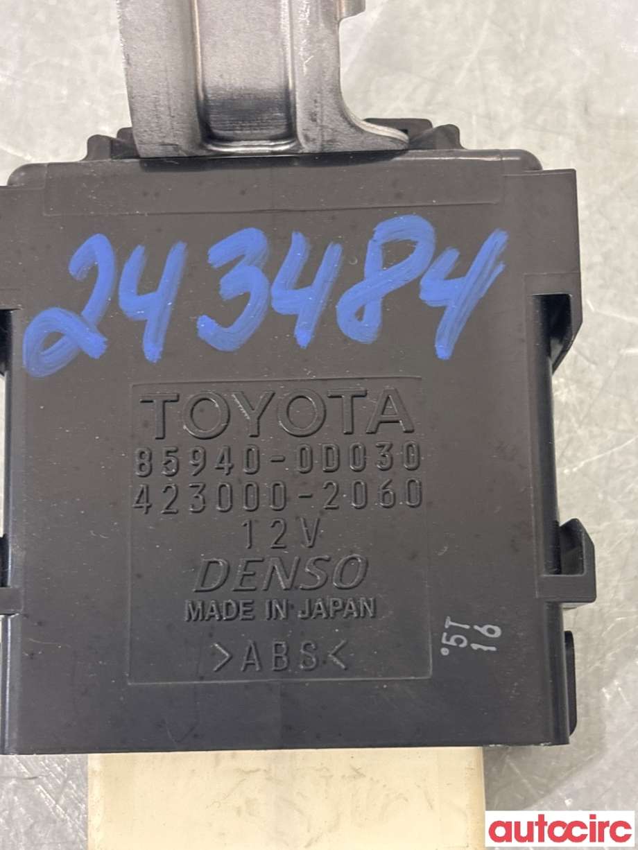 Rele diverse til Toyota Yaris 2014-2020 (Type III, Fase 2) (TOYOTA|859400D030|423000-2060)