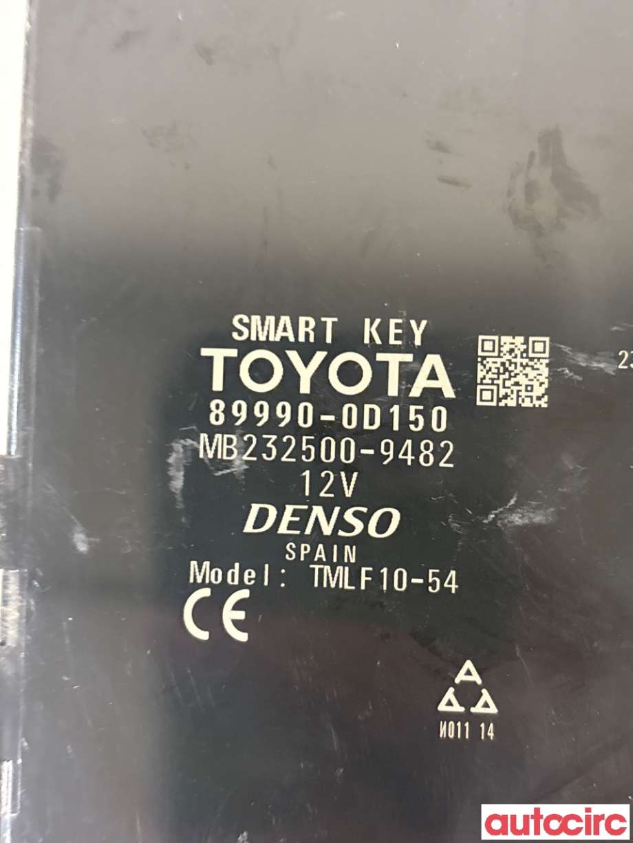 Styreenhet nøkkelfri/keyless til Toyota Yaris 2014-2020 (Type III, Fase 2) (TOYOTA|899900D150|232500-9482|89990-0D150)