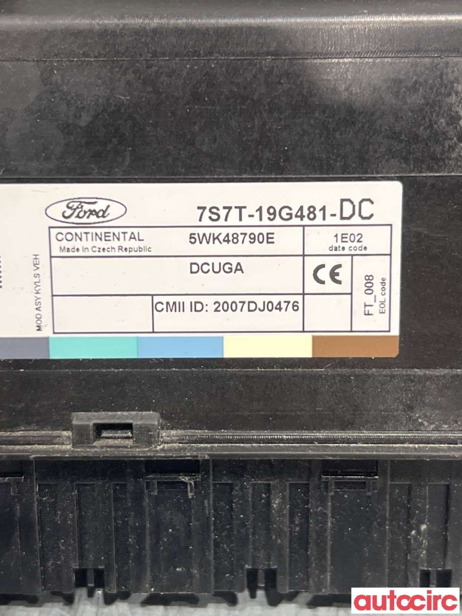Styreenhet nøkkelfri/keyless til Ford S-Max 2010-2015 (Type I, Fase 2) (FORD|1796482|7S7T-19G481-DC)