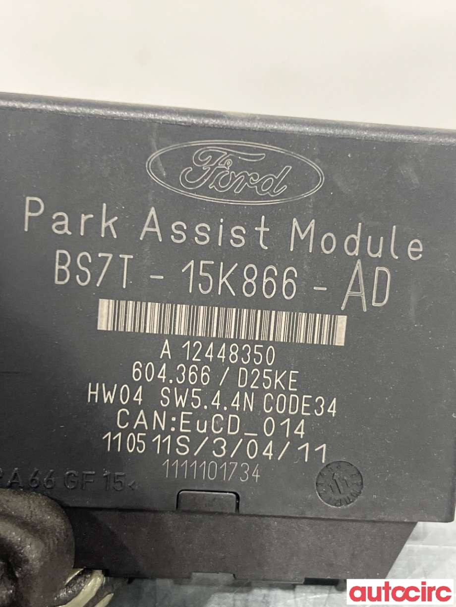 Styreenhet parkering til Ford S-Max 2010-2015 (Type I, Fase 2)  (FORD|1750288|BS7T-15K866-AD)