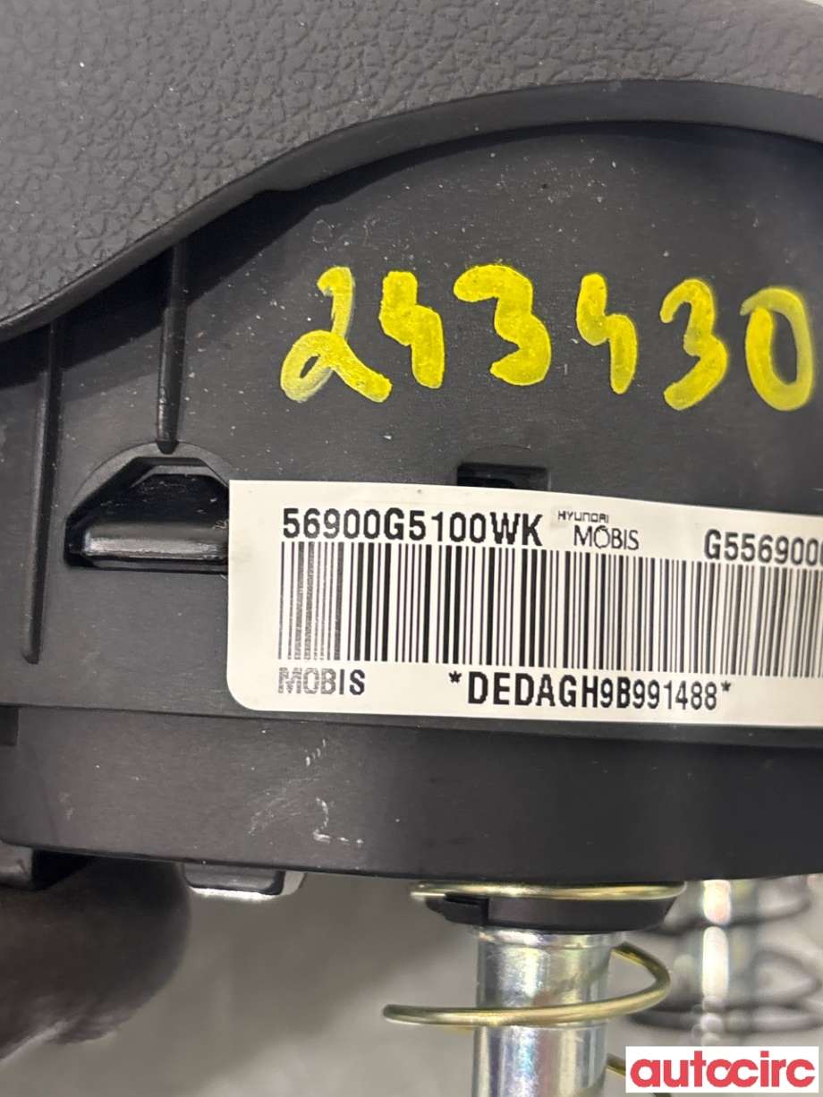 Airbag rattpute til Kia Niro 2016-2021  (KIA|56900G5100WK|)