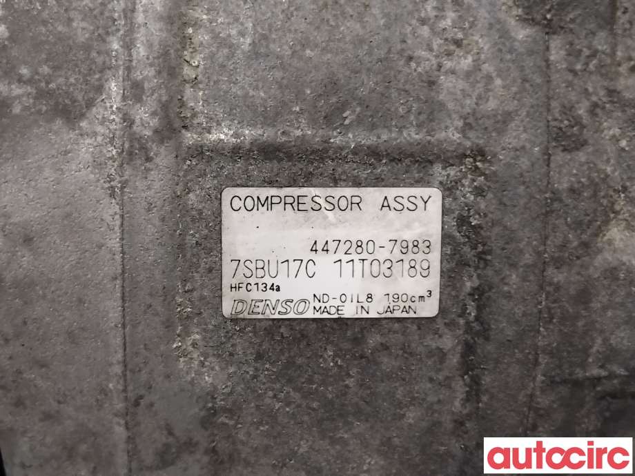Aircondition kompressor til Mercedes Sprinter 2013-2018 (Fase 2) (906) (906) (MERCEDES|A0032309011|447280-7983)