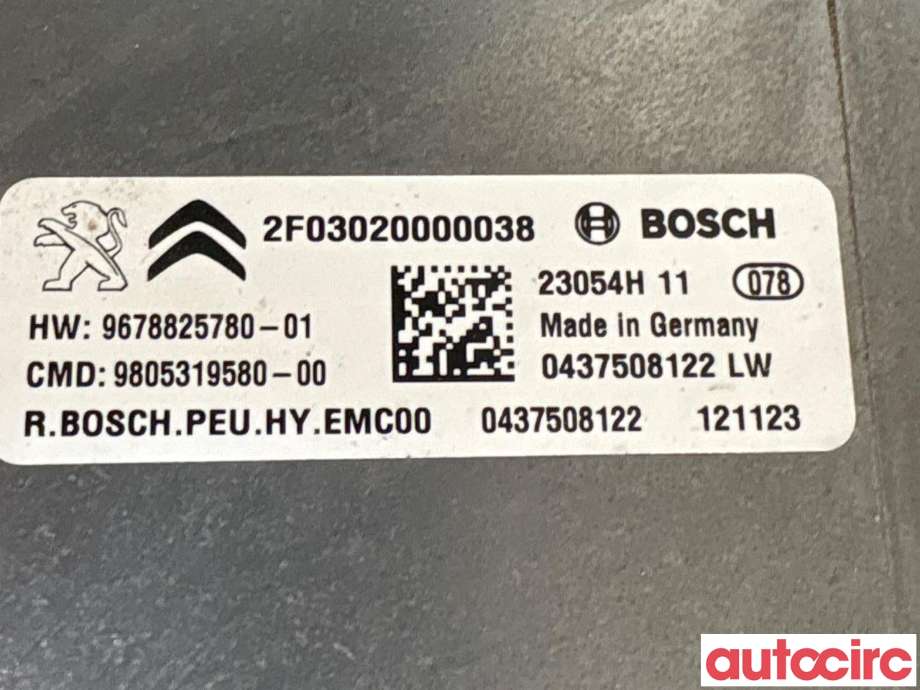 DCDC converter hybrid til Peugeot 508 2011-2014 (Type I, Fase 1)  (PEUGEOT|1608572280|0437508122|1611523280)