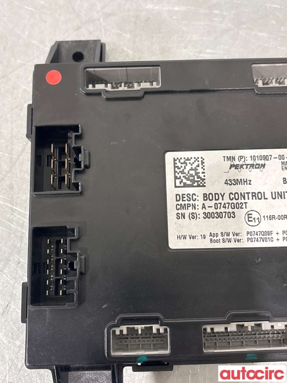 Styreenhet comfort (BCM) til Tesla Model S 2013-2016 (Fase 1)  (TESLA|1010907-00-G||1010907-00-D)