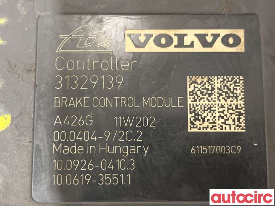 ABS sentral til Volvo XC70 2008-2013 (Type II, Fase 1)  (VOLVO|31329140|100212-05324|31329139)