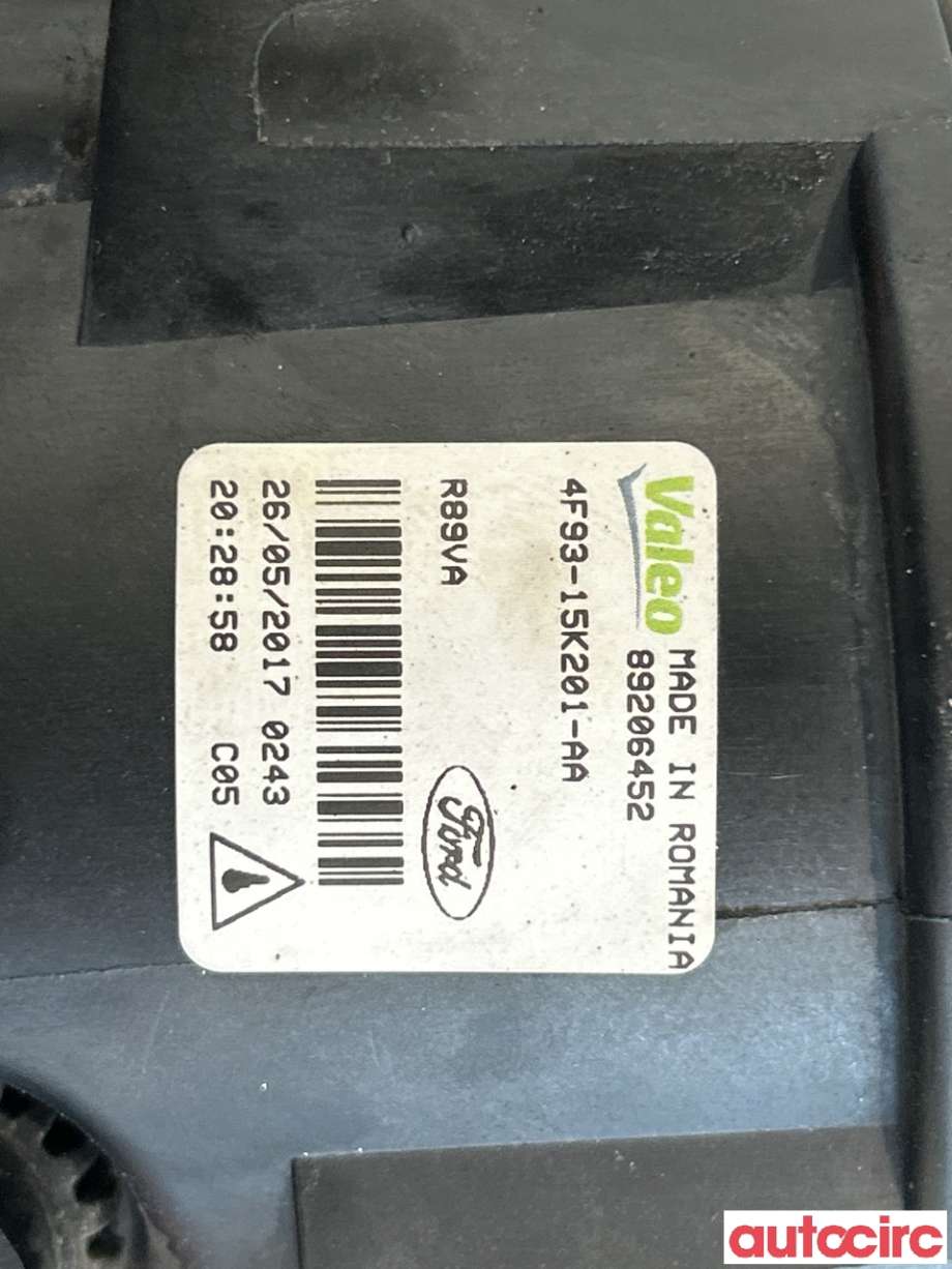 Tåkelykt høyre foran til Ford Transit Custom 2013-2023 (Type I) (FORD|4550597|89206452|4F93-15K201-AA)