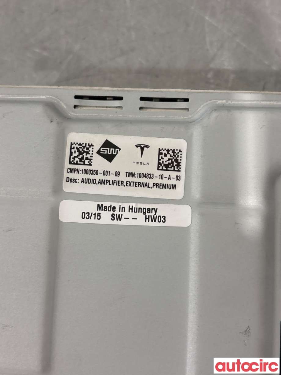 Bilstereo forsterker til Tesla Model S 2013-2016 (Fase 1) (TESLA|1004833-10-A|)
