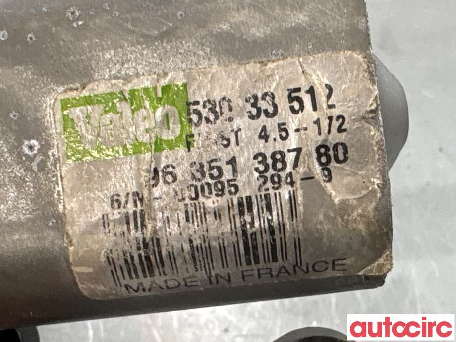 Viskermotor bakrute til Peugeot Partner 2019-->> (Type III) (PEUGEOT|6405LR|53033512|9840123680)