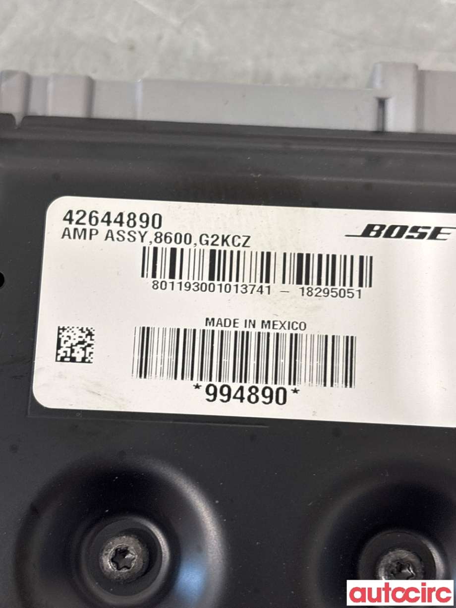 Bilstereo forsterker til Opel Ampera-e 2017-->> (Type II)  (OPEL|42761407||42644890)