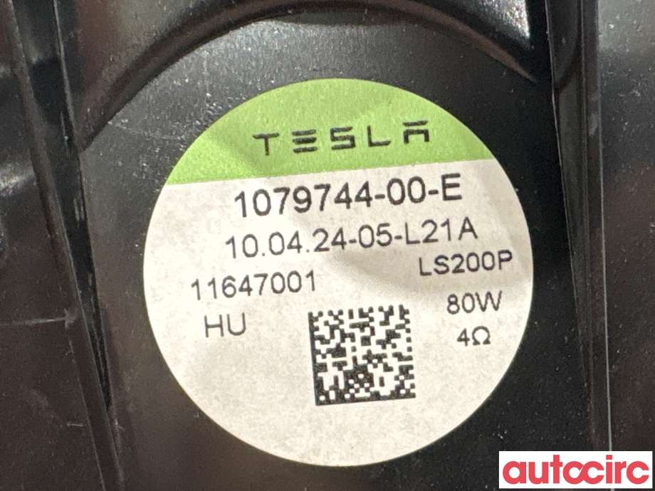 Bilstereo høyttaler til Tesla Model Y 2021-2024 (Type I)  (TESLA|1079744-00-E|)