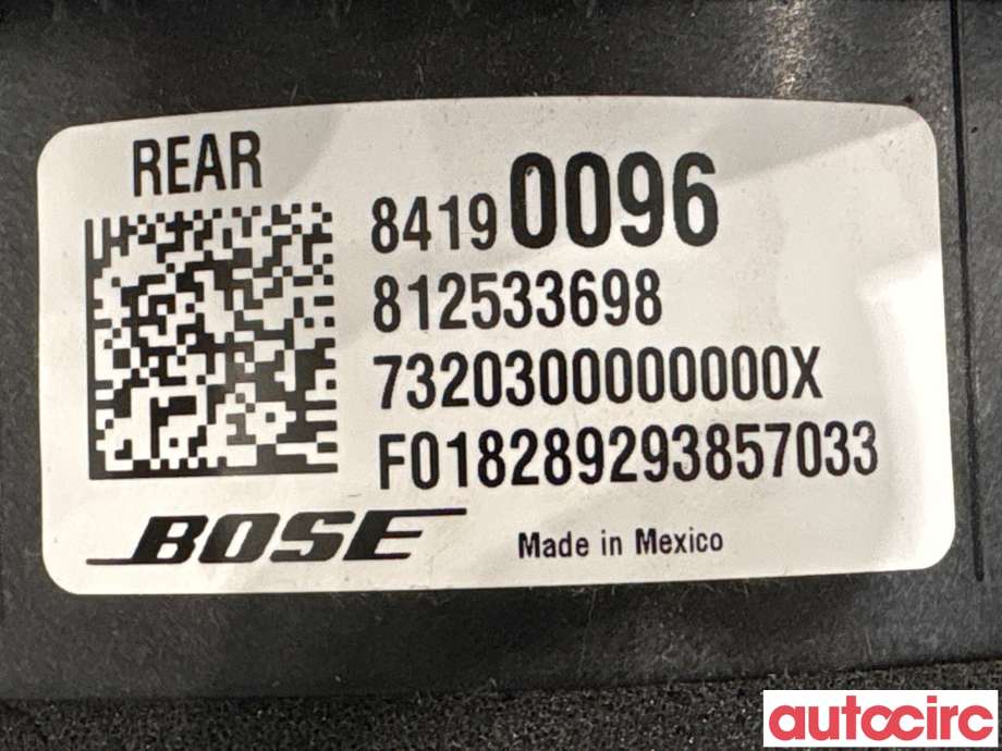 Bilstereo høyttaler til Opel Ampera-e 2017-->> (Type II)  (OPEL|84190096|812533698)