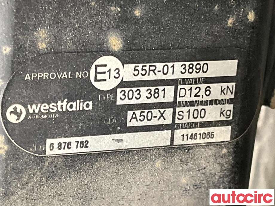 Hengerfeste til BMW X3 2010-2017 (F25) (F25) (BMW|71606875542|303381|0870702)