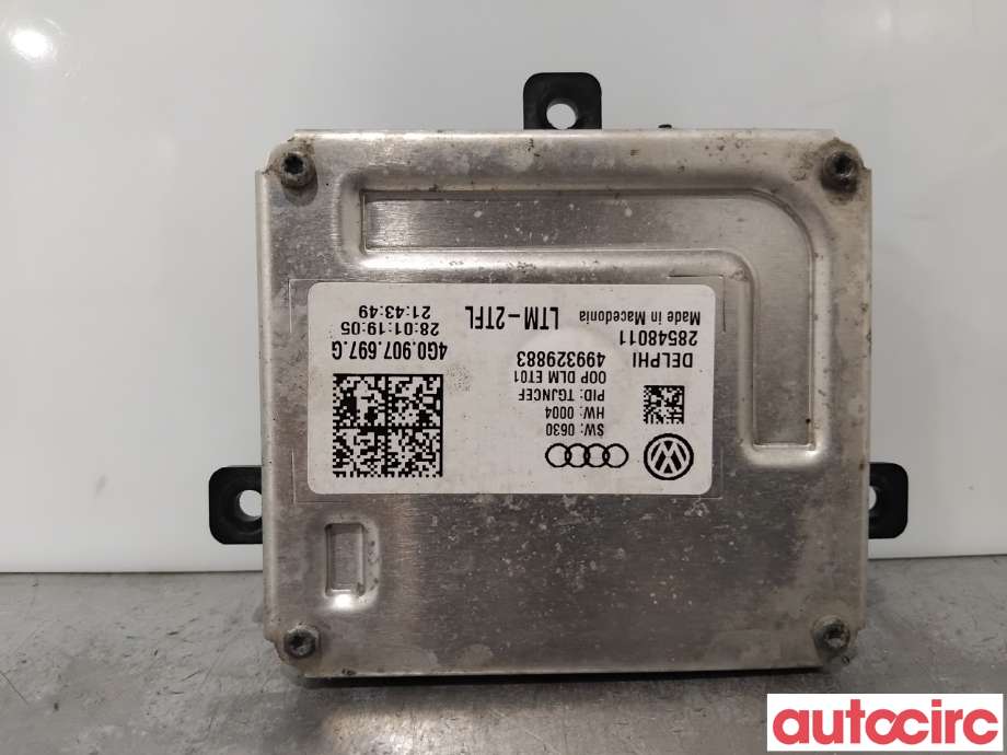 Styreenhet xenon/ballast til VW Caddy 2015-2020 (Type III, Fase 3)  (VOLKSWAGEN|4G0907697F|28548011|4G0907697G)