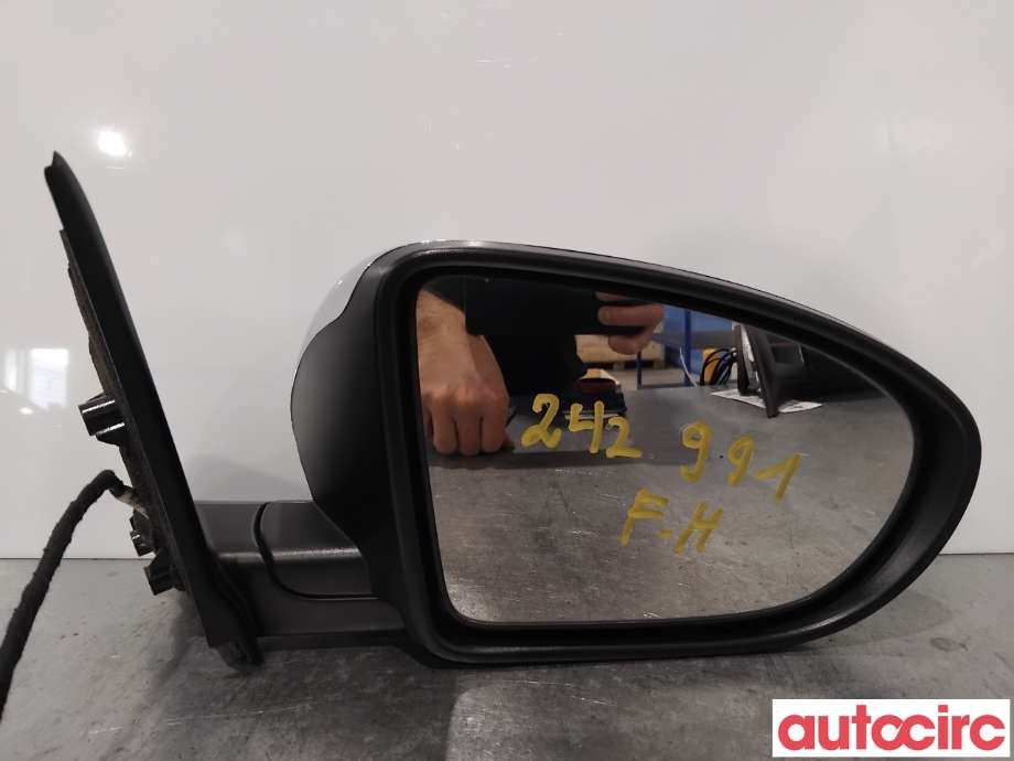 Speil høyre til Nissan Qashqai 2010-2014 (Type I, Fase 2) (NISSAN|96301BR72A|)