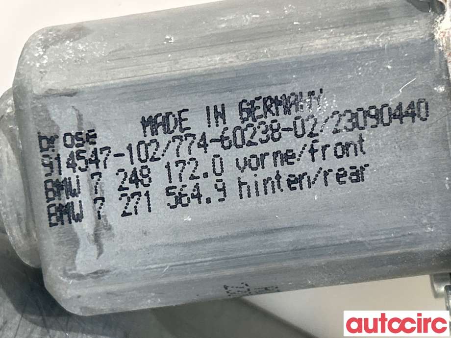 Ruteheis høyre foran til BMW 5-Serie 2010-2017 (F10/F11) (F10/F11) (BMW|51337271564|914547-102|7248172)