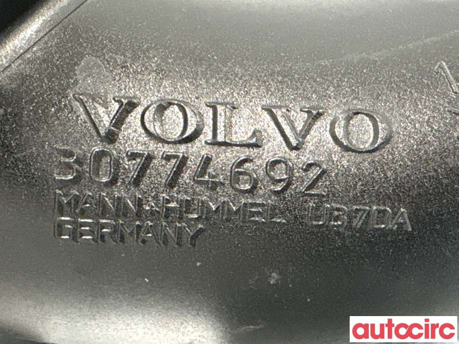 Luftslange innsug til Volvo V60/V60 CC 2013-2018 (Type I, Fase 2)  (VOLVO|30774692|)