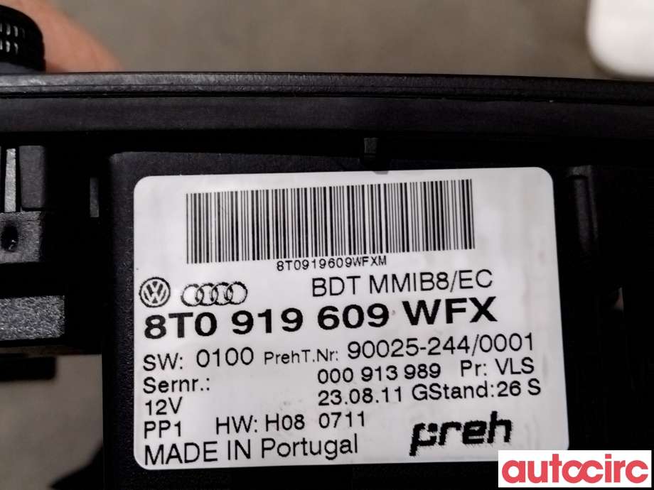 Diverse deler til Audi A4 2007-2014 (Type IV) (B8) (B8) (AUDI|8T0919611|90025-244|8T0919609)