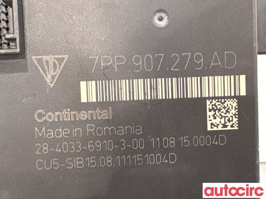 Styreenhet comfort (BCM) til Porsche Cayenne 2010-2017 (92A) (92A) (PORSCHE|95861827916|28-4033-6910-3-00|958907279C)