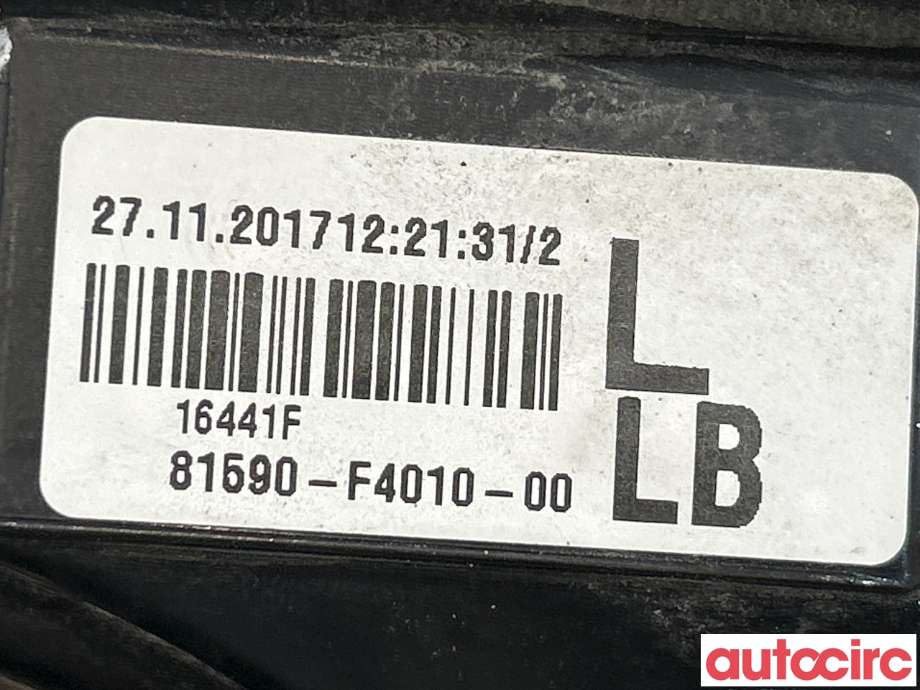 Baklykt venstre indre til Toyota C-HR 2016-->> (TOYOTA|81591F4010||81590-F4010)