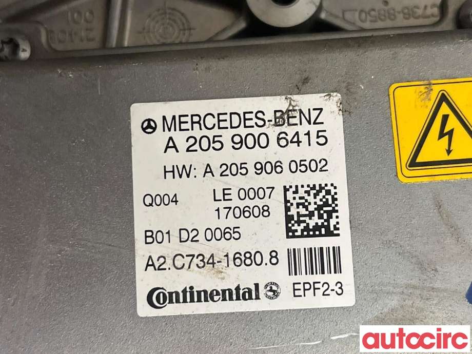 Inverter hybrid til Mercedes C-Klasse 2014-2018 (Fase 1) (W205) (W205) (MERCEDES|A2059006415)