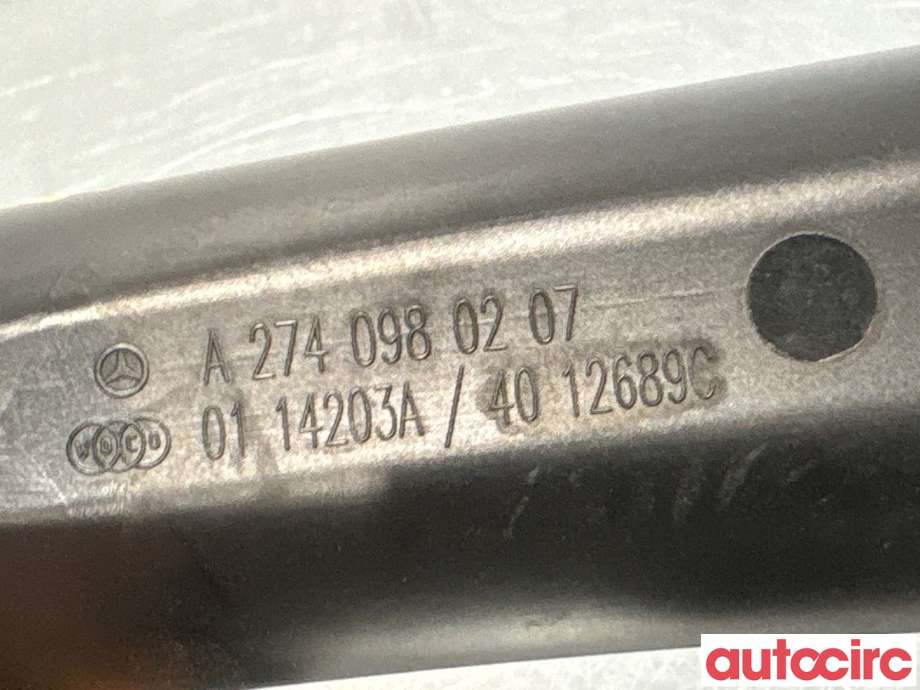 Turbo rør til Mercedes C-Klasse 2014-2018 (Fase 1) (W205) (W205) (MERCEDES|A2740980207|)