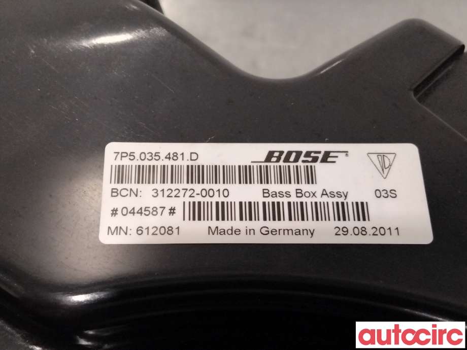 Bilstereo høyttaler til Porsche Cayenne 2010-2017 (92A) (92A) (PORSCHE|95864501000|7P5035481D|95864501001)