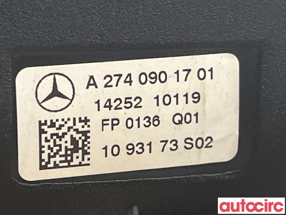 Luftfilterboks til Mercedes C-Klasse 2014-2018 (Fase 1) (W205) (W205) (MERCEDES|A2740901701)