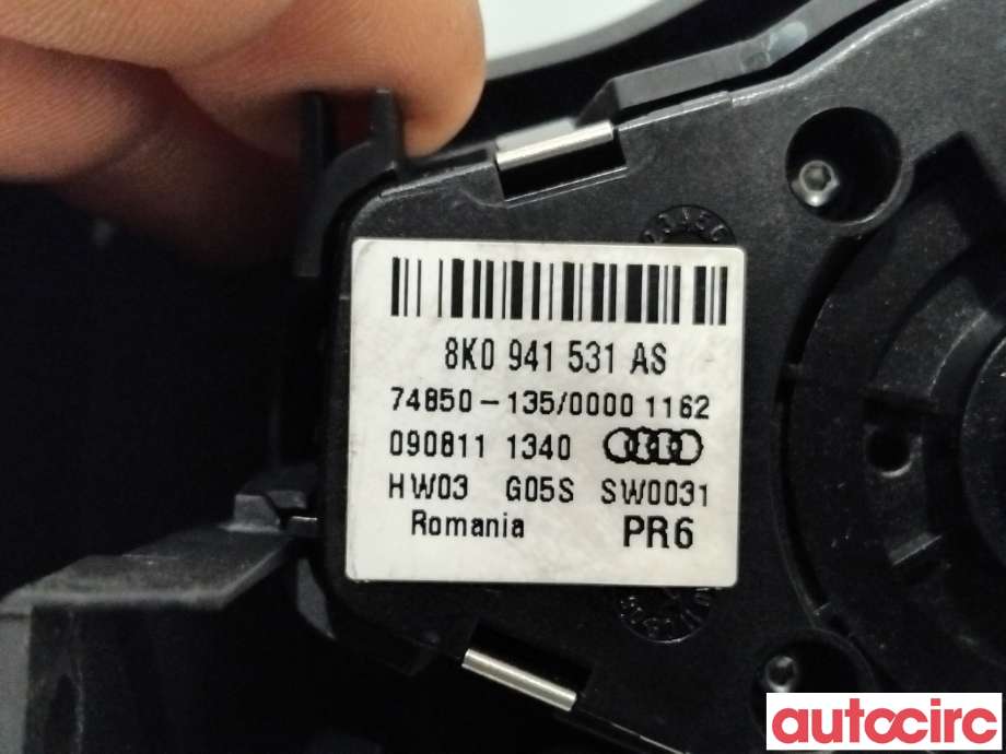 Bryter lys til Audi A4 2007-2014 (Type IV) (B8) (B8) (AUDI|8K0941531AS|74850-135)