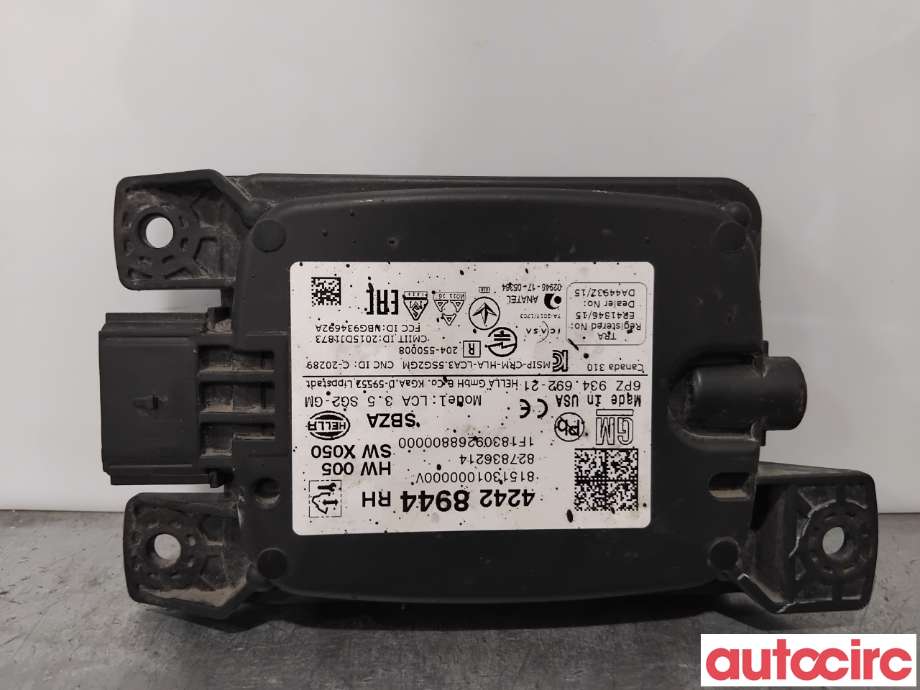 Sensor radar til Opel Ampera-e 2017-->> (Type II) (OPEL|42625293|6PZ934692-21|42428944)