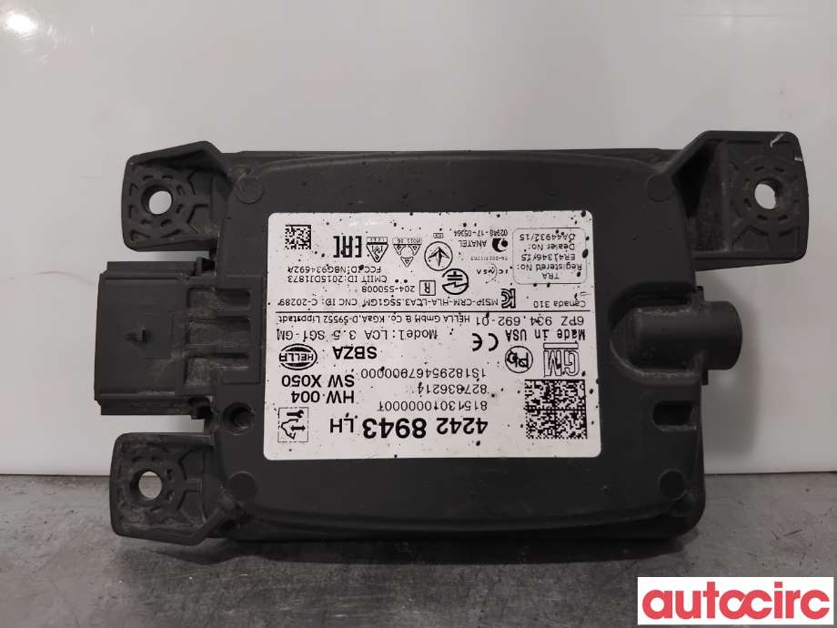 Sensor radar til Opel Ampera-e 2017-->> (Type II)  (OPEL|42625292|6PZ934692-01|42428943)
