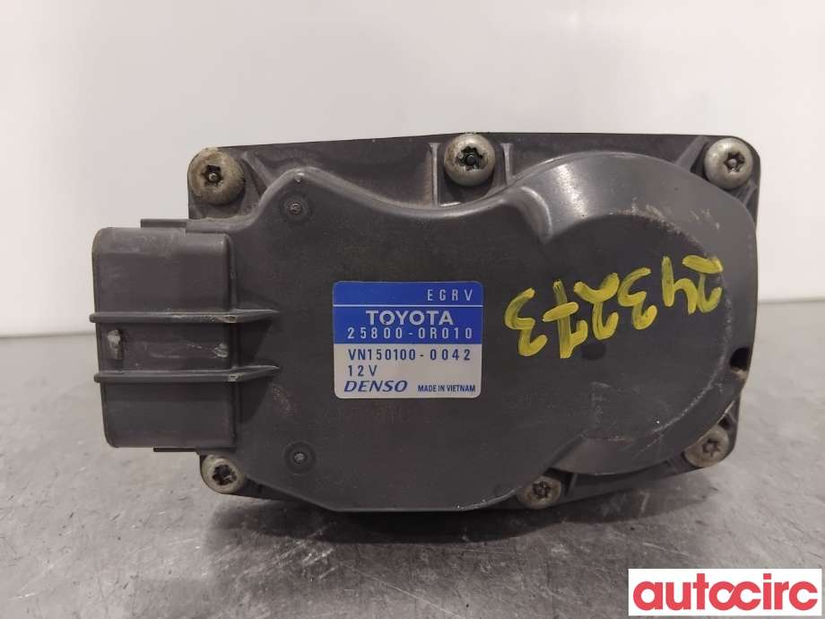 EGR-ventil til Toyota Avensis 2009-2015 (Type III, Fase 1) (TOYOTA|258000R010|VN150100-0042|25800-0R010)