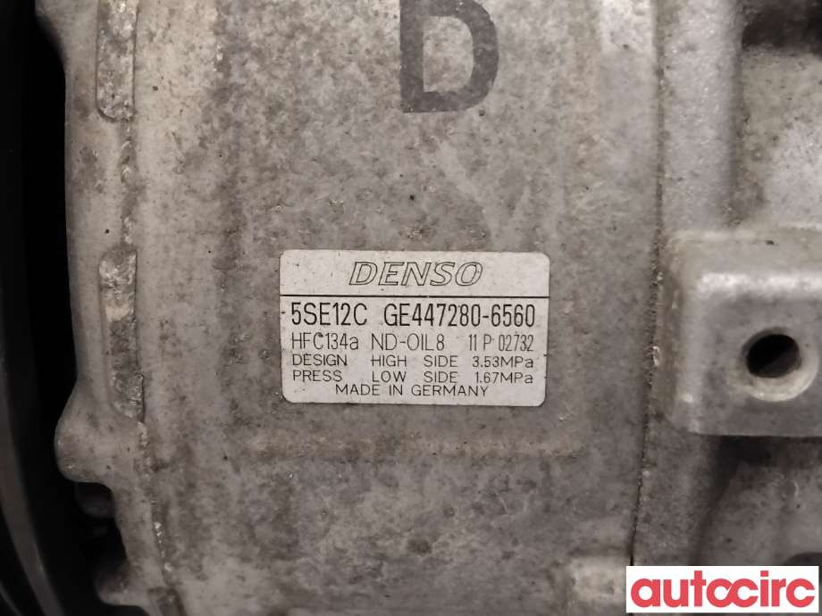 Aircondition kompressor til Toyota Avensis 2009-2015 (Type III, Fase 1)  (TOYOTA|8831002400|447280-6560|)