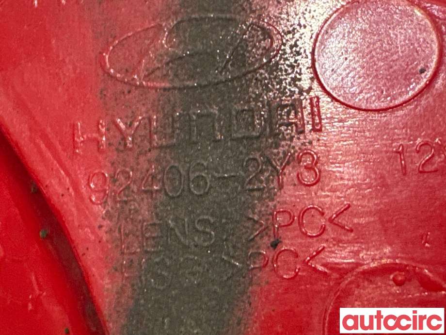 Baklykt fra støtfanger til Hyundai Ix35 2010-2015  (HYUNDAI|924062Y300||92406-2Y3)