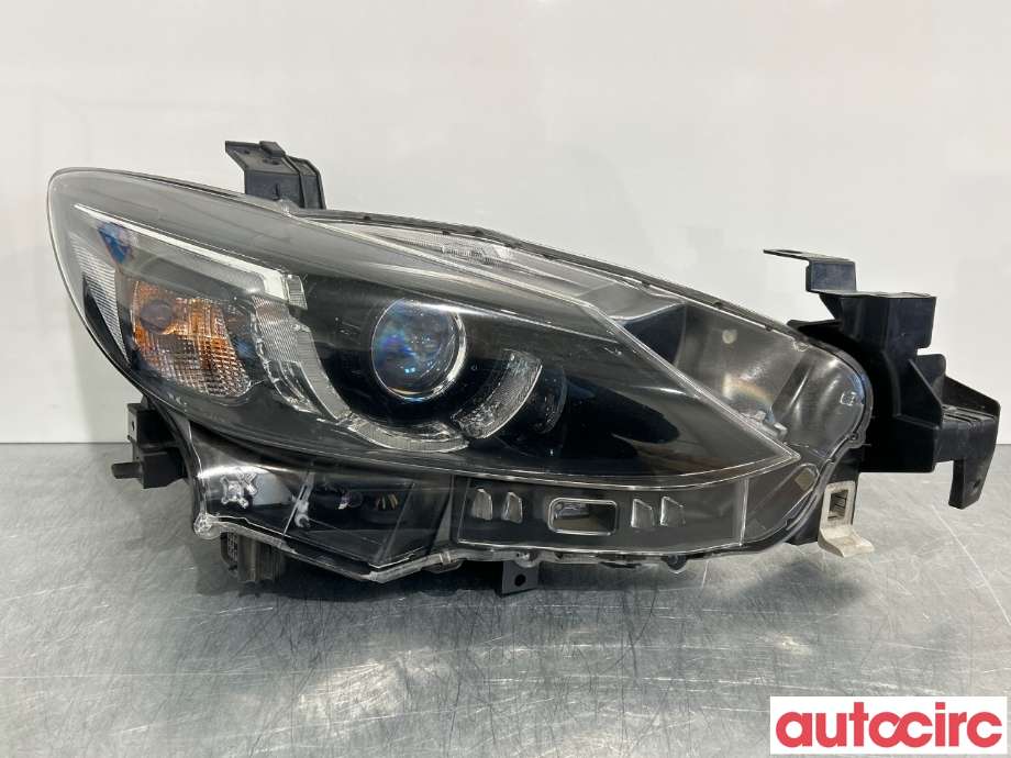 Frontlykt høyre halogen til Mazda 6, 2015-2018 (Type III, Fase 2)  (MAZDA|GMH3-51-031G)
