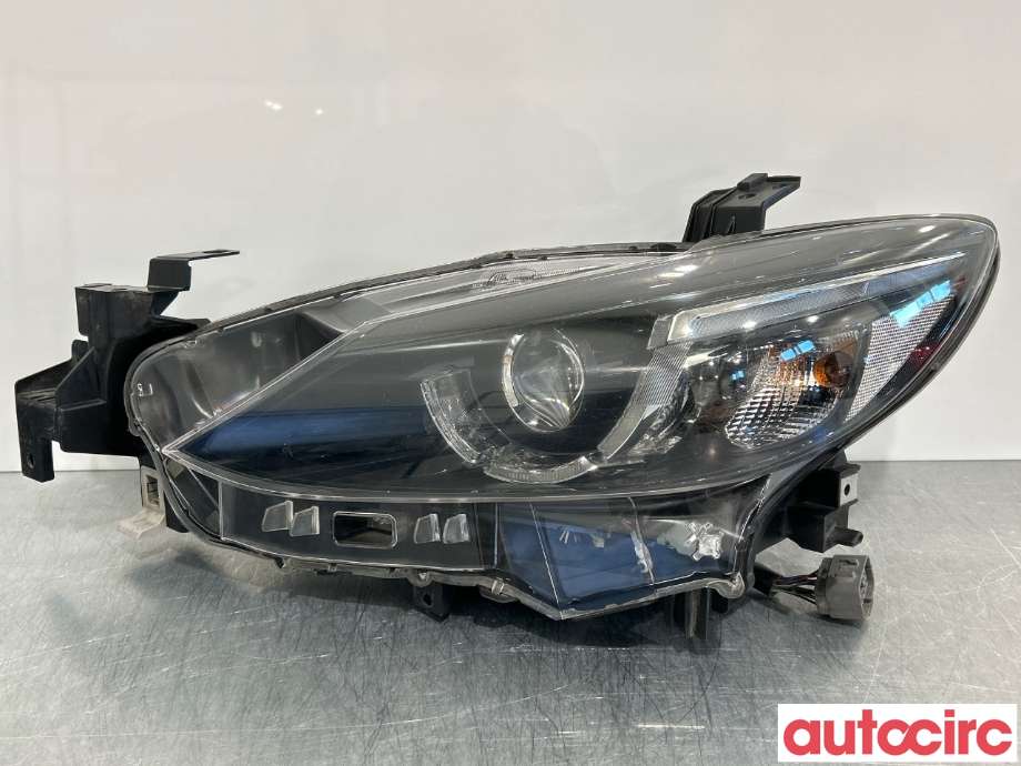 Frontlykt venstre halogen til Mazda 6, 2015-2018 (Type III, Fase 2)  (MAZDA|GMH3-51-041G)
