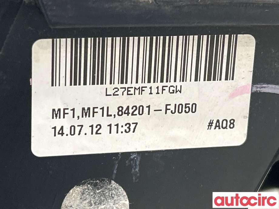 Baklykt venstre til Subaru XV 2012-2017 (Type I) (SUBARU|84912FJ050||84201-FJ050)