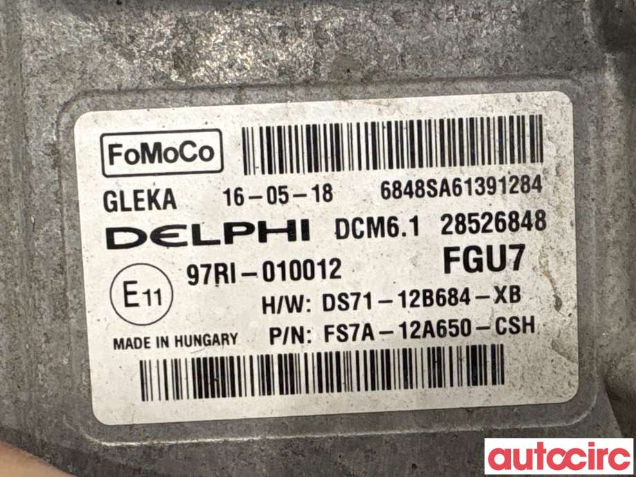 Styreenhet motor til Ford Mondeo 2014-2019 (Type V, Fase 1)  (FORD|2037011|28526848|DS71-12B684-XB)