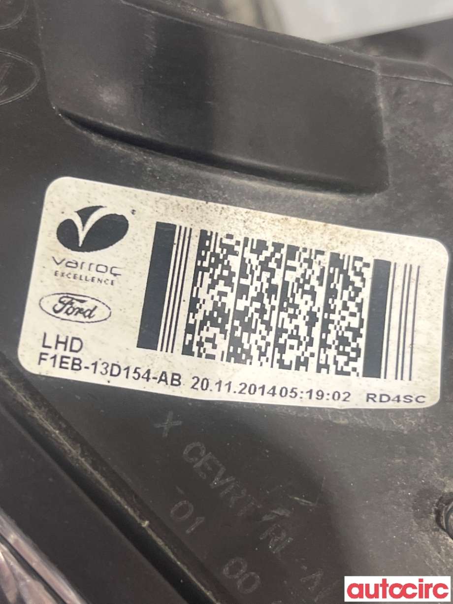Frontlykt høyre halogen til Ford Focus 2014-2018 (Type III, Fase 2) (FORD|2206008||F1EB-13D154-AB)