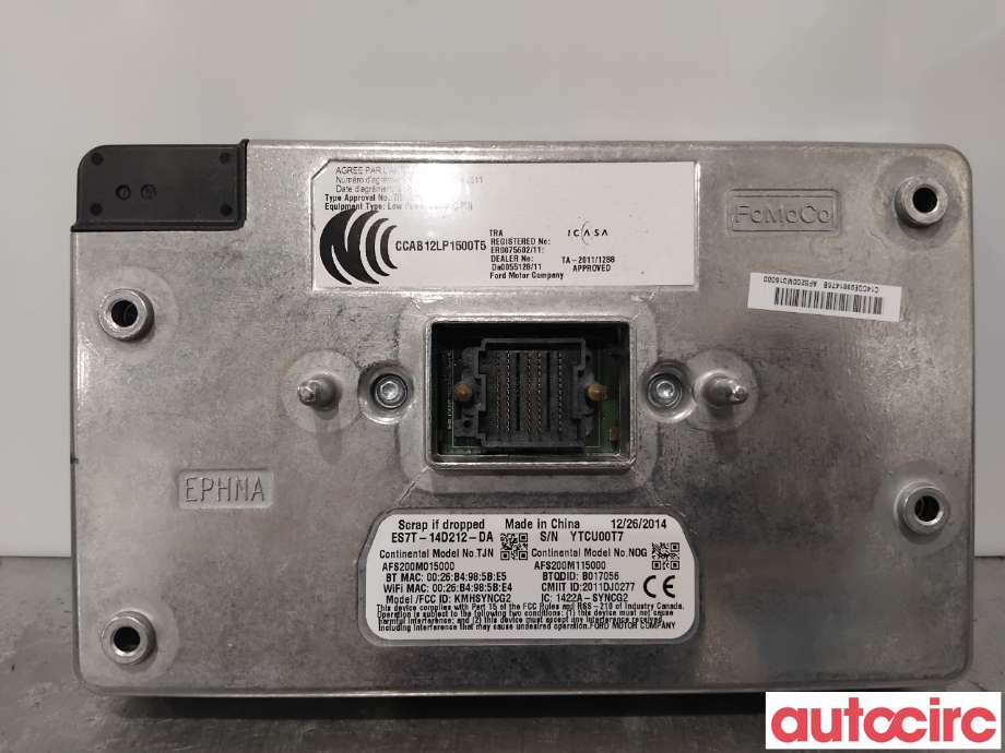 Styreenhet diverse til Ford Mondeo 2014-2019 (Type V, Fase 1) (FORD|1934259||ES7T-14D212-DA)