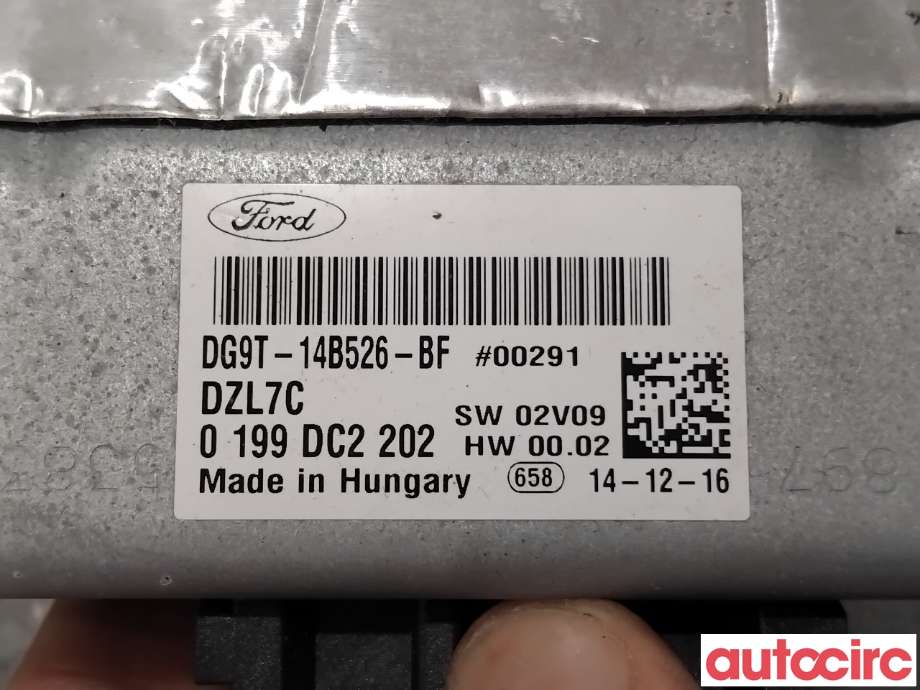 Styreenhet diverse til Ford Mondeo 2014-2019 (Type V, Fase 1) (FORD|2431769|0199DC2202|DG9T-14B526-BF)