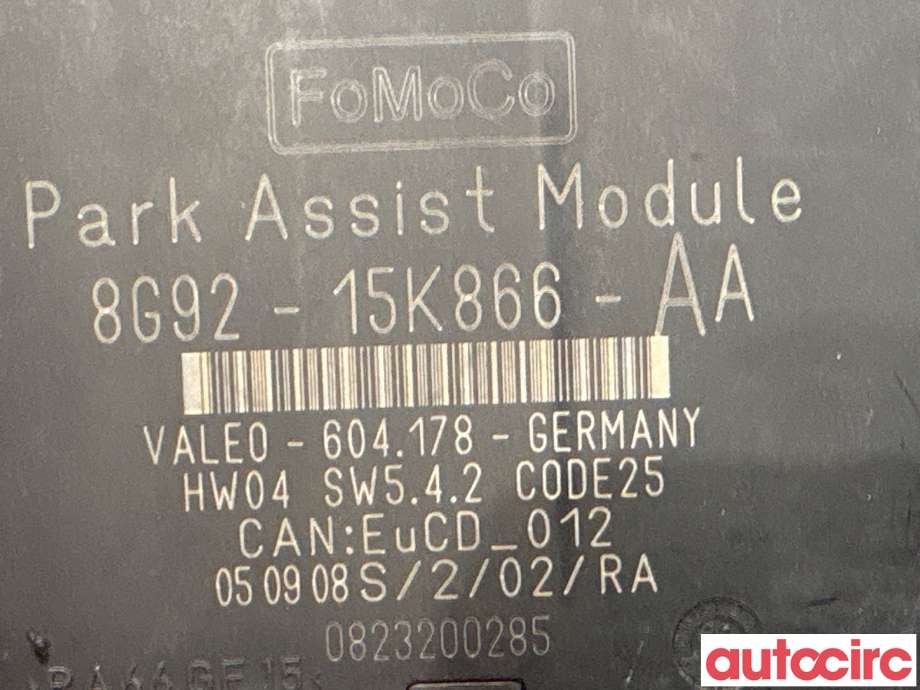 Styreenhet parkering til Ford Mondeo 2007-2010 (Type IV, Fase 1) (FORD|1550211|604178|8G92-15K866-AA)