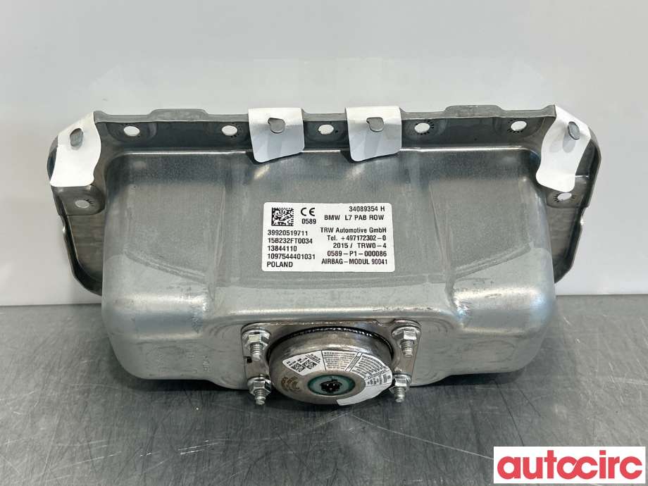 Airbag passasjer til BMW 3-Serie 2012-2018 (F30/F31/F34) (F30/F31/F34) (BMW|72129205197||39920519711)