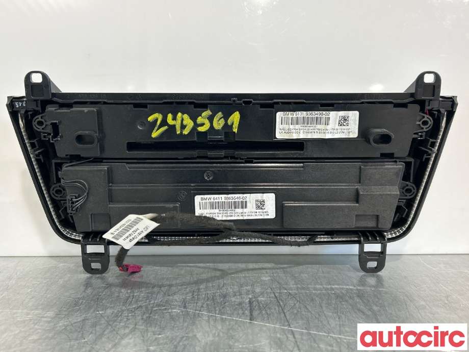 Varmeapparat betjening til BMW 3-Serie 2012-2018 (F30/F31/F34) (F30/F31/F34) (BMW|64119363546|)