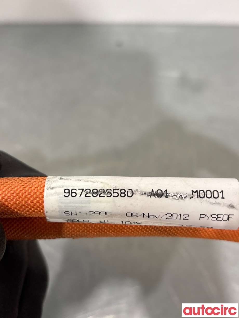 Kabel høy volt (HV) hybrid til Peugeot 508 2011-2014 (Type I, Fase 1) (PEUGEOT|9672826580|)