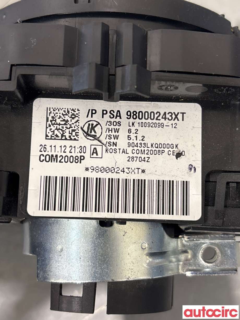 Bryter combi til Peugeot 508 2011-2014 (Type I, Fase 1) (PEUGEOT|98000243XT|)