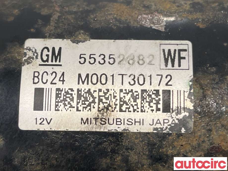 Starter diesel til Opel Insignia A 2009-2014  (OPEL|93169020|M001T30072|95520321)