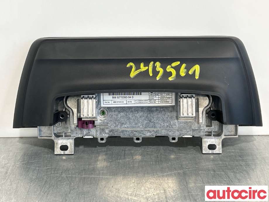 Instrument kjørecomputer til BMW 3-Serie 2012-2018 (F30/F31/F34) (F30/F31/F34) (BMW|65509270393||9270393)